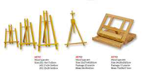 wooden easel