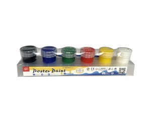 6 colors 20ml poster paint color