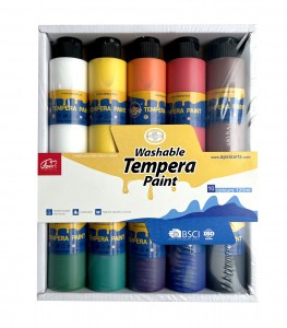 10 colors 120ml tempera paint color