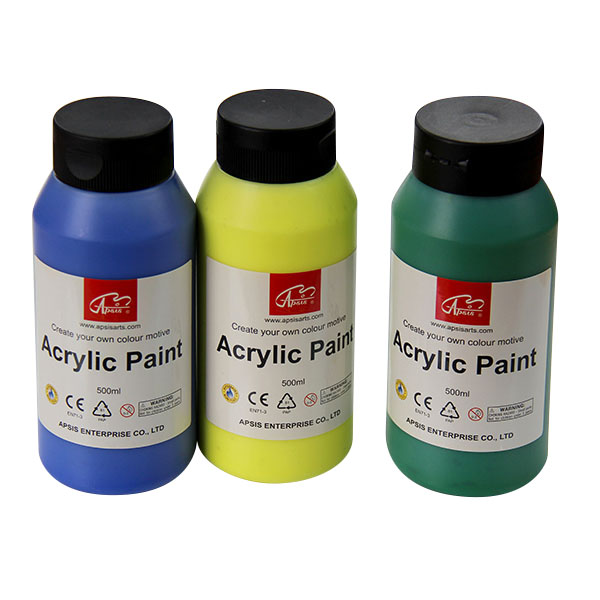 500ml Acrylic Color In Bottle