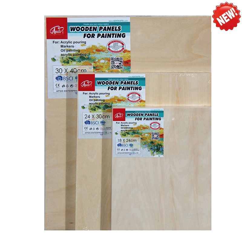 Onfinished Wooden Painting Panels